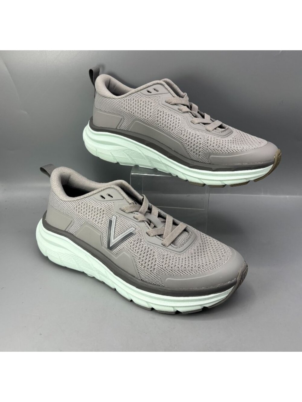Vionic Walk Max Gray Athletic Sneakers Shoes Womens 7 Breathable Mesh Comfort